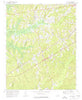 New Hill North Carolina Historical topographic map, 1:24000 scale, 7.5 X 7.5 Minute, Year 1974
