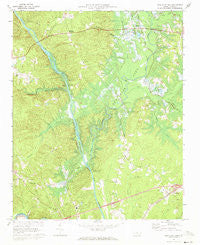 New Hope Dam North Carolina Historical topographic map, 1:24000 scale, 7.5 X 7.5 Minute, Year 1969