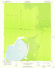 New Lake North Carolina Historical topographic map, 1:24000 scale, 7.5 X 7.5 Minute, Year 1954