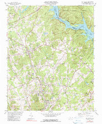 New London North Carolina Historical topographic map, 1:24000 scale, 7.5 X 7.5 Minute, Year 1980
