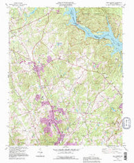 New London North Carolina Historical topographic map, 1:24000 scale, 7.5 X 7.5 Minute, Year 1993