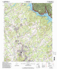 New London North Carolina Historical topographic map, 1:24000 scale, 7.5 X 7.5 Minute, Year 1994