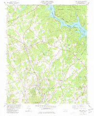 New London North Carolina Historical topographic map, 1:24000 scale, 7.5 X 7.5 Minute, Year 1980