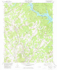New London North Carolina Historical topographic map, 1:24000 scale, 7.5 X 7.5 Minute, Year 1980