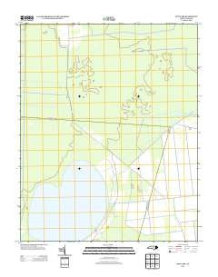 New Lake North Carolina Historical topographic map, 1:24000 scale, 7.5 X 7.5 Minute, Year 2013