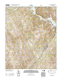 New London North Carolina Historical topographic map, 1:24000 scale, 7.5 X 7.5 Minute, Year 2013