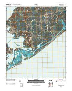 New River Inlet North Carolina Historical topographic map, 1:24000 scale, 7.5 X 7.5 Minute, Year 2010