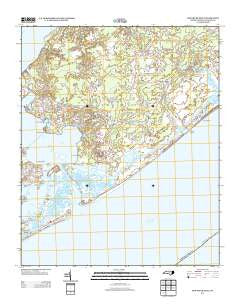 New River Inlet North Carolina Historical topographic map, 1:24000 scale, 7.5 X 7.5 Minute, Year 2013