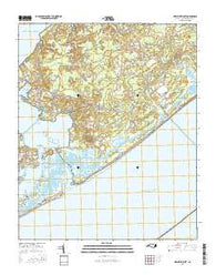 New River Inlet North Carolina Current topographic map, 1:24000 scale, 7.5 X 7.5 Minute, Year 2016