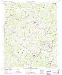 Newland North Carolina Historical topographic map, 1:24000 scale, 7.5 X 7.5 Minute, Year 1960