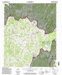 Newland NW North Carolina Historical topographic map, 1:24000 scale, 7.5 X 7.5 Minute, Year 1994