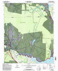 Newport North Carolina Historical topographic map, 1:24000 scale, 7.5 X 7.5 Minute, Year 1994