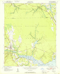 Newport North Carolina Historical topographic map, 1:24000 scale, 7.5 X 7.5 Minute, Year 1951