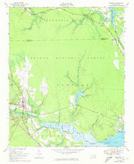 Newport North Carolina Historical topographic map, 1:24000 scale, 7.5 X 7.5 Minute, Year 1951