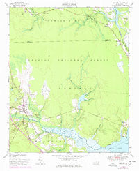 Newport North Carolina Historical topographic map, 1:24000 scale, 7.5 X 7.5 Minute, Year 1951