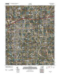 Newton North Carolina Historical topographic map, 1:24000 scale, 7.5 X 7.5 Minute, Year 2010