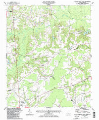 Newton Grove North North Carolina Historical topographic map, 1:24000 scale, 7.5 X 7.5 Minute, Year 1986