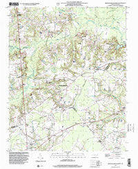 Newton Grove North North Carolina Historical topographic map, 1:24000 scale, 7.5 X 7.5 Minute, Year 1997