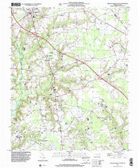 Newton Grove South North Carolina Historical topographic map, 1:24000 scale, 7.5 X 7.5 Minute, Year 1997