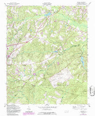 Niagara North Carolina Historical topographic map, 1:24000 scale, 7.5 X 7.5 Minute, Year 1957