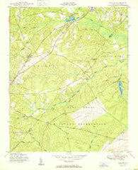 Niagara North Carolina Historical topographic map, 1:24000 scale, 7.5 X 7.5 Minute, Year 1950