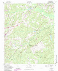 Niagara North Carolina Historical topographic map, 1:24000 scale, 7.5 X 7.5 Minute, Year 1957