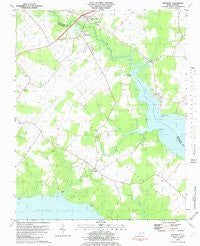 Nixonton North Carolina Historical topographic map, 1:24000 scale, 7.5 X 7.5 Minute, Year 1982