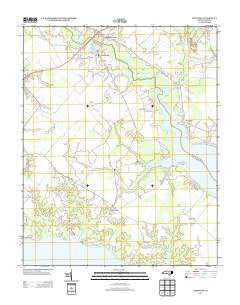 Nixonton North Carolina Historical topographic map, 1:24000 scale, 7.5 X 7.5 Minute, Year 2013