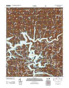 Noland Creek North Carolina Historical topographic map, 1:24000 scale, 7.5 X 7.5 Minute, Year 2011