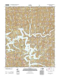 Noland Creek North Carolina Historical topographic map, 1:24000 scale, 7.5 X 7.5 Minute, Year 2013