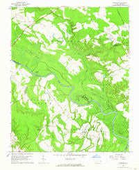 Norfleet North Carolina Historical topographic map, 1:24000 scale, 7.5 X 7.5 Minute, Year 1962