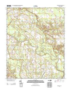 Norfleet North Carolina Historical topographic map, 1:24000 scale, 7.5 X 7.5 Minute, Year 2013