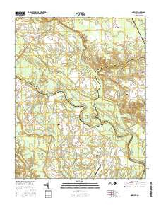 Norfleet North Carolina Current topographic map, 1:24000 scale, 7.5 X 7.5 Minute, Year 2016