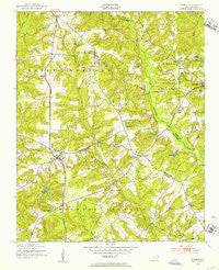 Norman North Carolina Historical topographic map, 1:24000 scale, 7.5 X 7.5 Minute, Year 1950