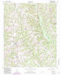 Norman North Carolina Historical topographic map, 1:24000 scale, 7.5 X 7.5 Minute, Year 1950