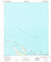 North Bay North Carolina Historical topographic map, 1:24000 scale, 7.5 X 7.5 Minute, Year 1948