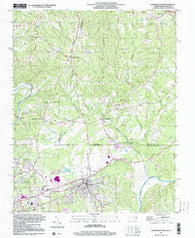 Northeast Eden North Carolina Historical topographic map, 1:24000 scale, 7.5 X 7.5 Minute, Year 1997