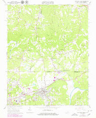 Northeast Eden North Carolina Historical topographic map, 1:24000 scale, 7.5 X 7.5 Minute, Year 1965