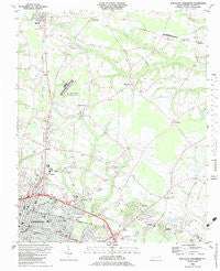 Northeast Goldsboro North Carolina Historical topographic map, 1:24000 scale, 7.5 X 7.5 Minute, Year 1983