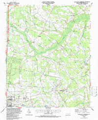 Northeast Lumberton North Carolina Historical topographic map, 1:24000 scale, 7.5 X 7.5 Minute, Year 1986