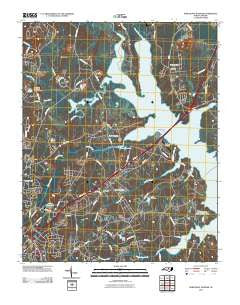 Northeast Durham North Carolina Historical topographic map, 1:24000 scale, 7.5 X 7.5 Minute, Year 2010