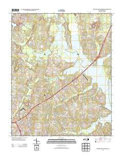 Northeast Durham North Carolina Historical topographic map, 1:24000 scale, 7.5 X 7.5 Minute, Year 2013