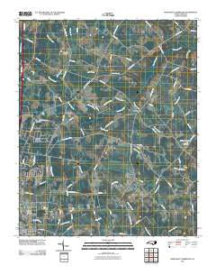 Northeast Lumberton North Carolina Historical topographic map, 1:24000 scale, 7.5 X 7.5 Minute, Year 2010