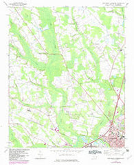 Northwest Lumberton North Carolina Historical topographic map, 1:24000 scale, 7.5 X 7.5 Minute, Year 1972