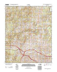 Northwest Durham North Carolina Historical topographic map, 1:24000 scale, 7.5 X 7.5 Minute, Year 2013