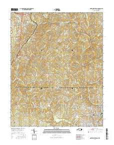 Northwest Eden North Carolina Current topographic map, 1:24000 scale, 7.5 X 7.5 Minute, Year 2016