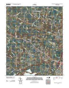 Northwest Goldsboro North Carolina Historical topographic map, 1:24000 scale, 7.5 X 7.5 Minute, Year 2010