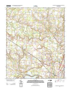 Northwest Goldsboro North Carolina Historical topographic map, 1:24000 scale, 7.5 X 7.5 Minute, Year 2013