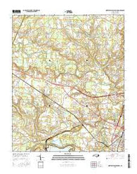 Northwest Goldsboro North Carolina Current topographic map, 1:24000 scale, 7.5 X 7.5 Minute, Year 2016