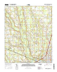 Northwest Lumberton North Carolina Current topographic map, 1:24000 scale, 7.5 X 7.5 Minute, Year 2016
